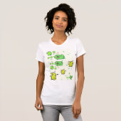Tamagotchi T-shirt voor dames (Voorkant volledig)