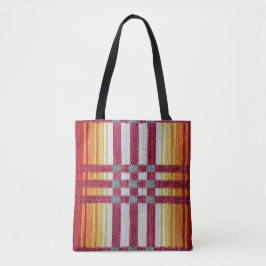 "TAMALE" AUTHENTIEKE MEXICAANSE SCHOUDEDRAS WEAVE TOTE BAG