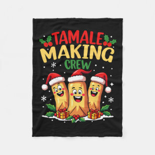 Tamale Crew Grappig Mexicaanse Kerstman T Fleece Deken