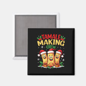 Tamale Crew Grappig Mexicaanse Kerstman T Magneet (Voorkant / Achterkant)