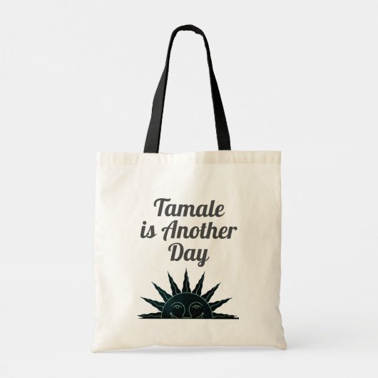 Tamale is een andere dag Canvas tas (Achterkant)
