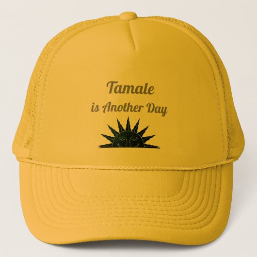 Tamale is een andere dag Trucker Hat Pet (Voorkant)