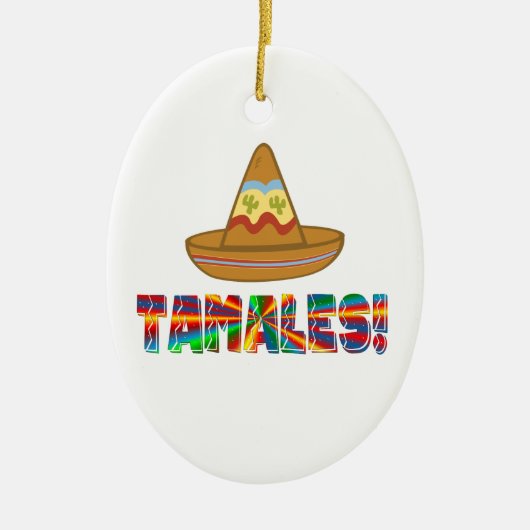 Tamale Love Keramisch Ornament (Voorkant)