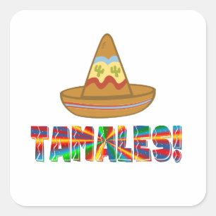Tamale Love Vierkante Sticker