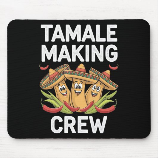 Tamale maakt bemanning grappige Mexicaanse kerstpy Muismat (Voorkant)