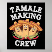 Tamale maakt bemanning grappige Mexicaanse kerstpy Poster (Voorkant)