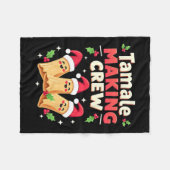 Tamale maakt crew Tamale seizoen grappig Mexicaans Fleece Deken (Voorkant (Horizontaal))
