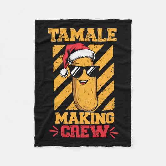 Tamale maakt crew Tamale seizoen grappig Mexicaans Fleece Deken (Voorkant)