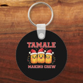 Tamale maakt kerstfeest voor crew sleutelhanger (Voorkant)