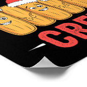 Tamale maken Crew Christmas Cooking Party Fun Poster (Hoek)