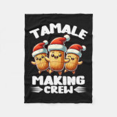 Tamale maken van bemanning Mexicaanse voedsel fami Fleece Deken (Voorkant)
