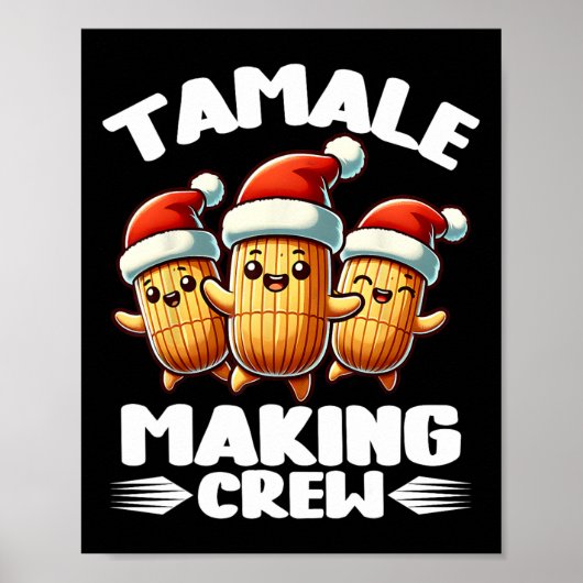 Tamale maken van bemanning Mexicaanse voedsel fami Poster (Voorkant)