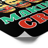 Tamale maken van bemanning Mexicaanse voedsel fami Poster (Hoek)