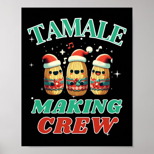 Tamale maken van bemanning Mexicaanse voedsel fami Poster (Voorkant)