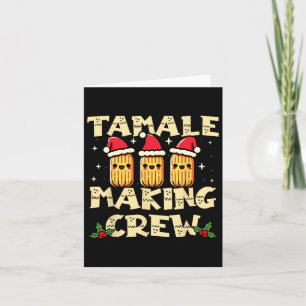 Tamale Making Crew Tamale Seizoen Leuk Mexicaans C Kaart