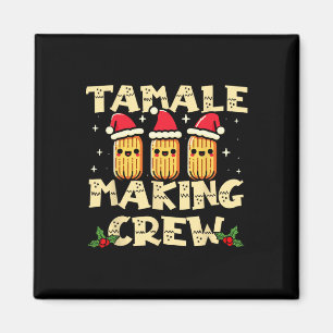 Tamale Making Crew Tamale Seizoen Leuk Mexicaans C Magneet