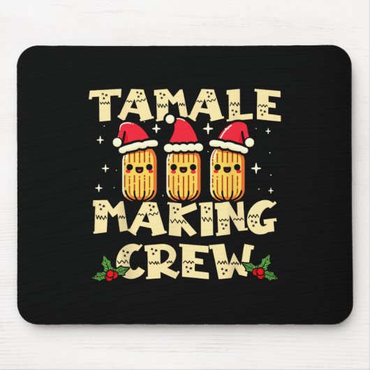 Tamale Making Crew Tamale Seizoen Leuk Mexicaans C Muismat (Voorkant)