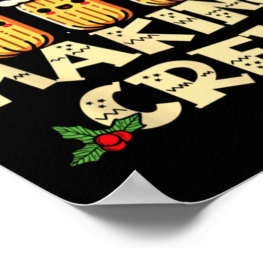 Tamale Making Crew Tamale Seizoen Leuk Mexicaans C Poster (Hoek)