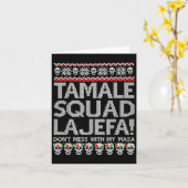 Tamale Squad La Jefa niet knoeien met mijn masa Kaart (Gele Bloem)