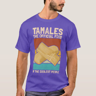 Tamales Eten Van Coolste Meicanamale retro T-shirt
