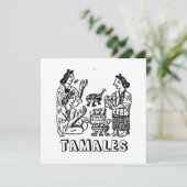 Tamales (Florentine Codex, 16e eeuw) Kaart (Staand voorkant)