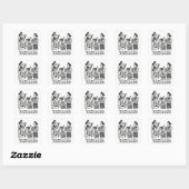 Tamales (Florentine Codex, 16e eeuw) Vierkante Sticker (Vel)