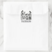 Tamales (Florentine Codex, 16e eeuw) Vierkante Sticker (Tas)