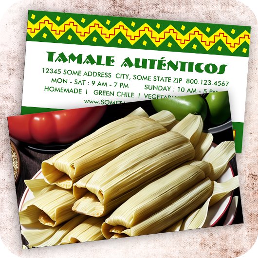 Tamales Loyalty Punch Card