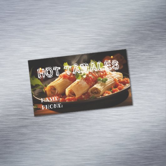 Tamales Magnetisch Visitekaartje (Voorbeeld)