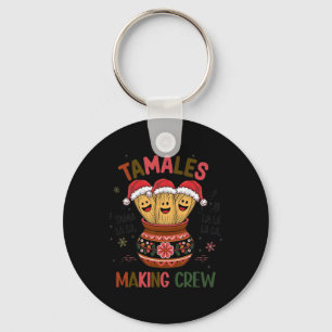 Tamales maken bemanning Tamale seizoen grappig Mex Sleutelhanger
