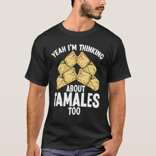 Tamales Making Mexicaans Amerikaans Kip Tamale Hus T-shirt (Voorkant)