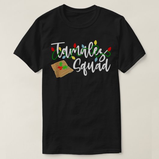 Tamales Squad Tamales Crew Funny Kerstmis T-shirt (Design voorkant)