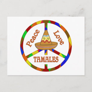 Tamales van de Liefde van de vrede Briefkaart
