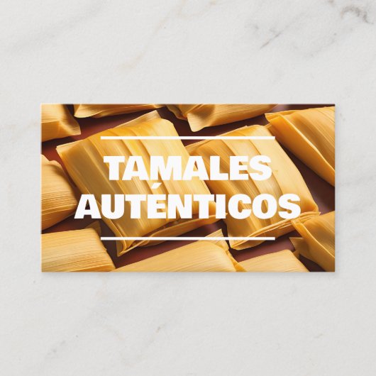 Tamales Visitekaartje (Voorkant)