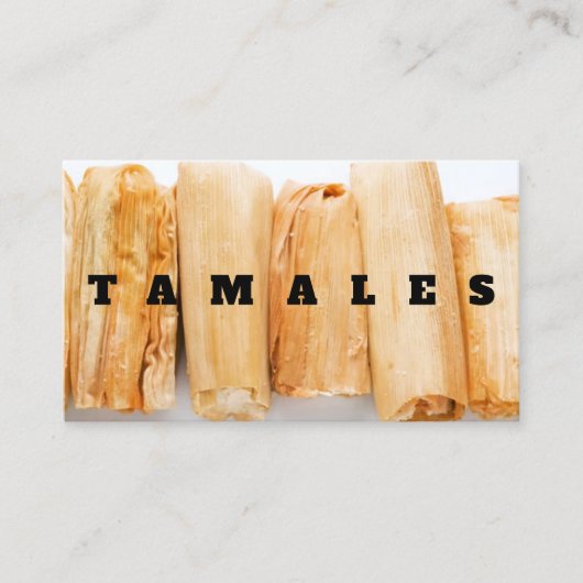 Tamales Visitekaartje (Voorkant)