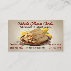 Tamales Visitekaartjes