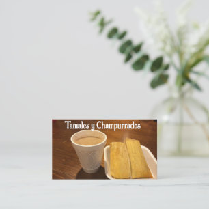 Tamales y champurrados visitekaartje