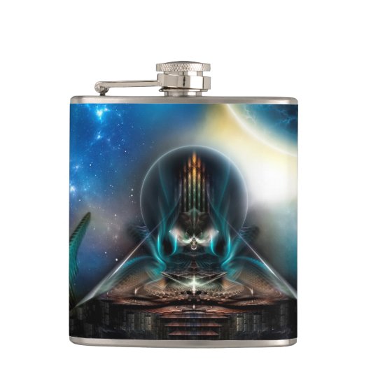 Tamalin 5 Science Fiction Artwork Flask Heupfles (Voorkant)