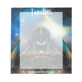Tamalin 5 Science Fiction Fractal Artwork Notitieblok (Voorkant)