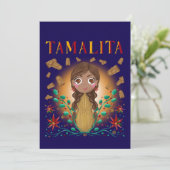 Tamalita Tamal Zia Bloemen Tamales Kaart (Staand voorkant)