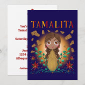 Tamalita Tamal Zia Bloemen Tamales Kaart (Voorkant / Achterkant)
