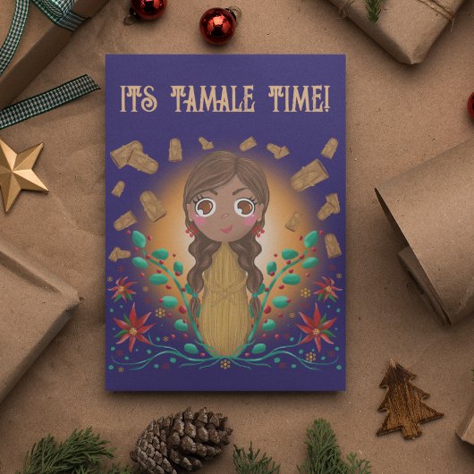 Tamalita Tamal Zia Bloemen Tamales Kaart