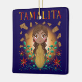 Tamalita Tamal Zia Flowers Tamales Keramisch Ornament (Links)