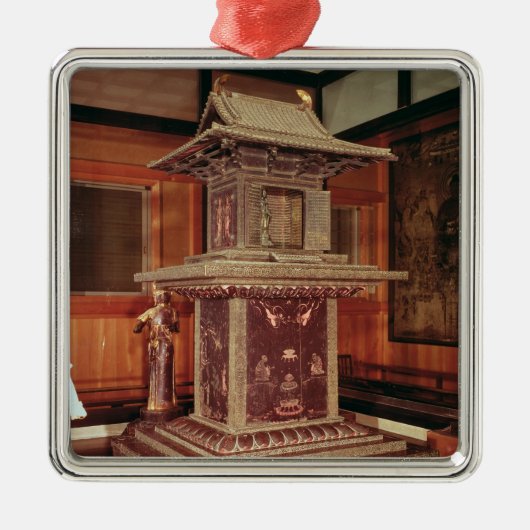 Tamamushi-hormoon uit de Horyu Ji-tempel Metalen Ornament (Voorkant)