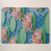 Taman Lotus Reliëf Sherpa Deken (Voorkant (horizontaal))