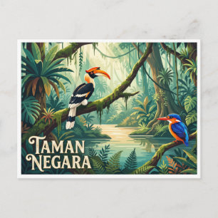 Taman Negara Kuala Tahan Maleisië Briefkaart