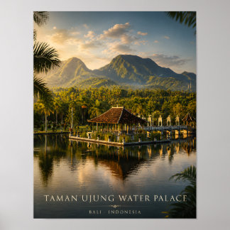 Taman Ujung Water Palace Bali Poster