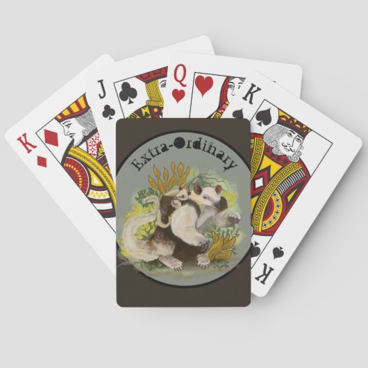 Tamandua Anteater Pokerkaarten (Achterkant)
