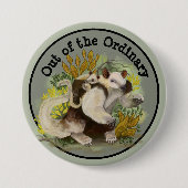 Tamandua Anteater Ronde Button 7,6 Cm (Voorkant)