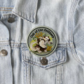 Tamandua Anteater Ronde Button 7,6 Cm (In situ)
